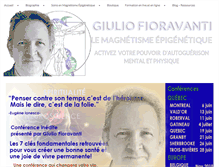 Tablet Screenshot of giuliofioravanti.com